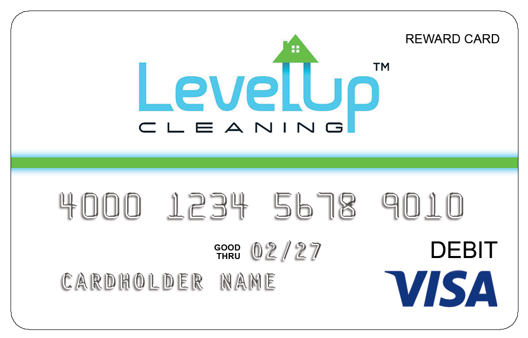 Level Up Cleaning – Reward Card